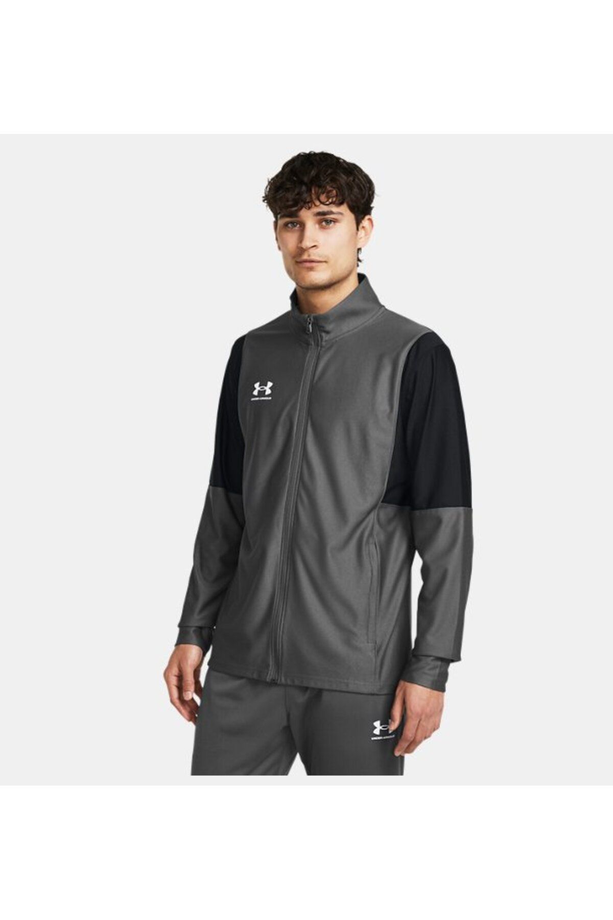 ژاکت ورزشی خاکستری مردانه آهنگ UA 026 Under Armour