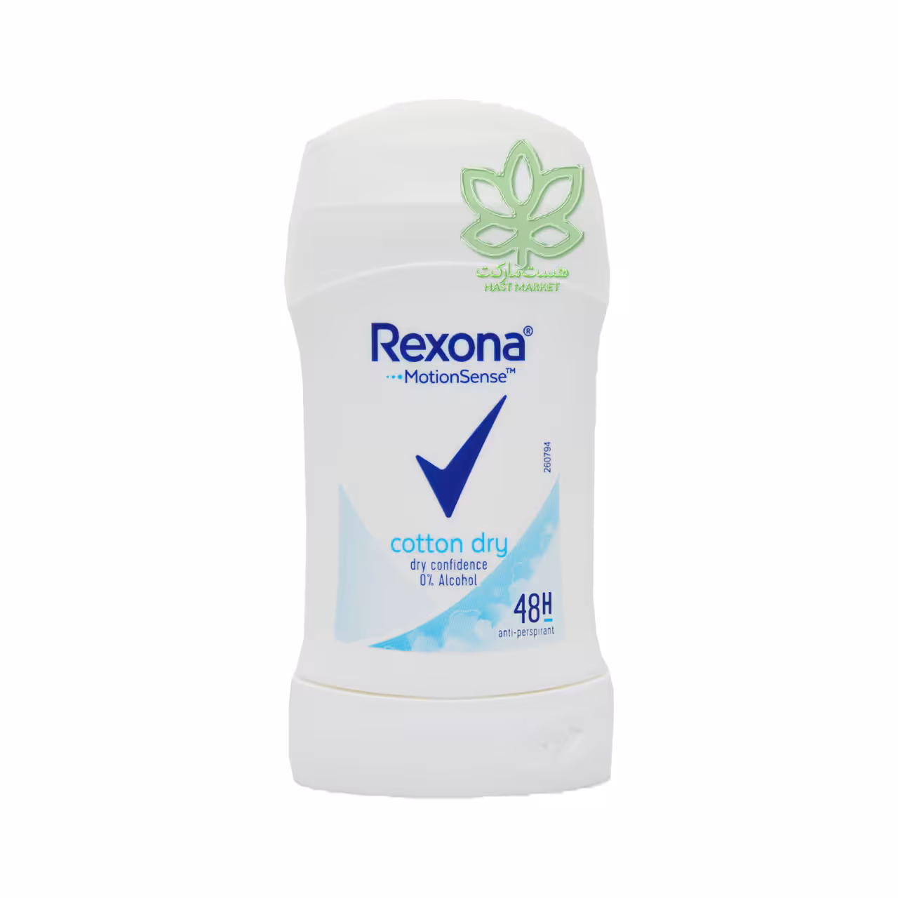 مام استیک ضد تعریق پنبه ( کاتن درای ) بدون الکل 40 گرم رکسونا - rexona