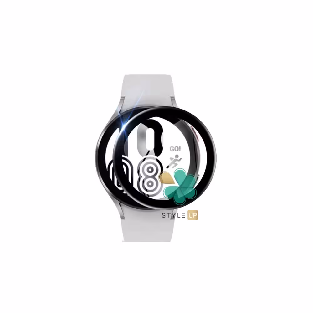 گلس سرامیکی ساعت سامسونگ Galaxy Watch 4 44mm مدل دور مشکی