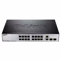 قیمت و خرید سوییچ شبکه مدیریتی 16 پورت   2 پورت SFP دی لینک مدل DES-3200-18 | نت ران