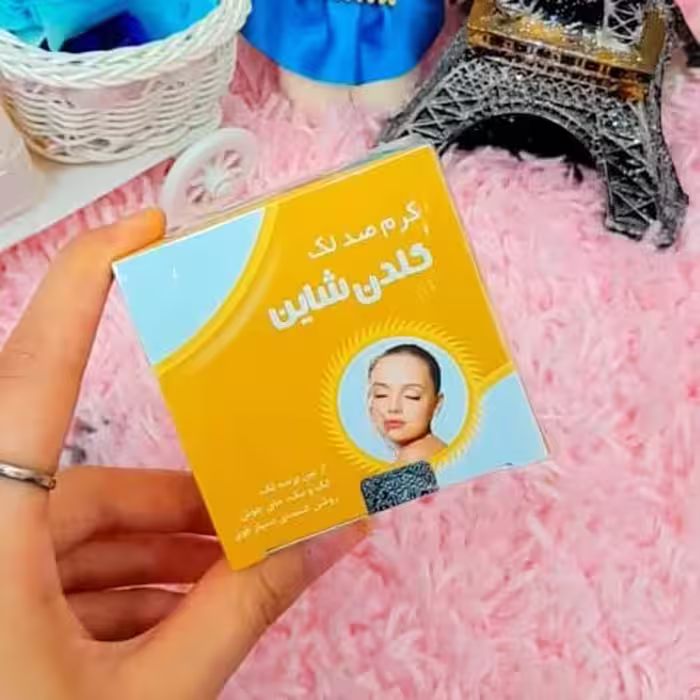 کرم شاین طلایی با صابون 