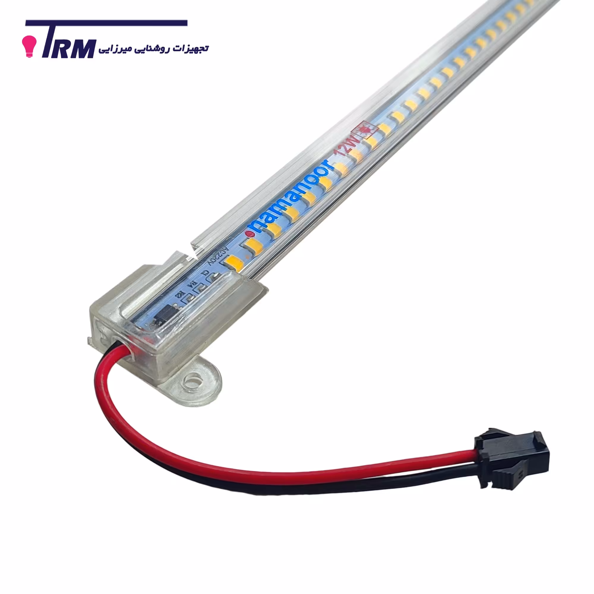 چراغ smd خطی( زیرکابینتی) نمانور رنگ نور  آفتابی طول 1 متر