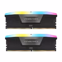 حافظه رم دسکتاپ کورسیر مدل CORSAIR Vengeance RGB 64GB DDR5 CL40  5600Mhz Dual