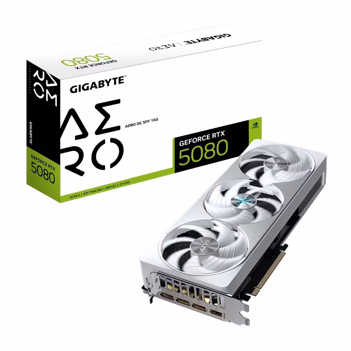 خرید کارت گرافیک GIGABYTE RTX 5080 Aero OC SFF 16G با بهترین قیمت