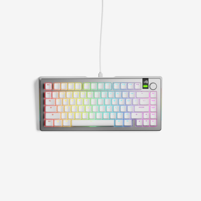 خرید کیبورد Glorious GMMK 3 PRO Prebuilt Keyboard 75% Silver با بهترین قیمت