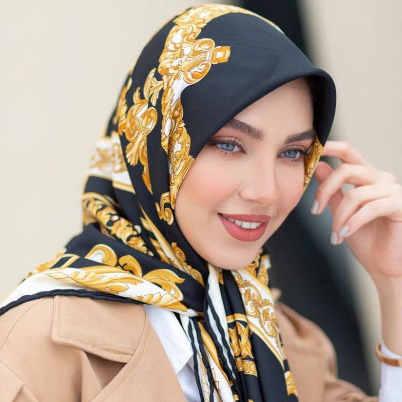 روسری ابریشم توییل کجراه