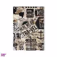 دفتر مشق 100 برگ بامبیلیپ طرح سفر و جهانگرد کد 9159411