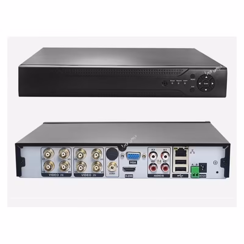 پکیج دوربین کامل 8 دوربین مداربسته دید در شب رنگی بدنه تمام فلزی ضدآب با چک صیادی 