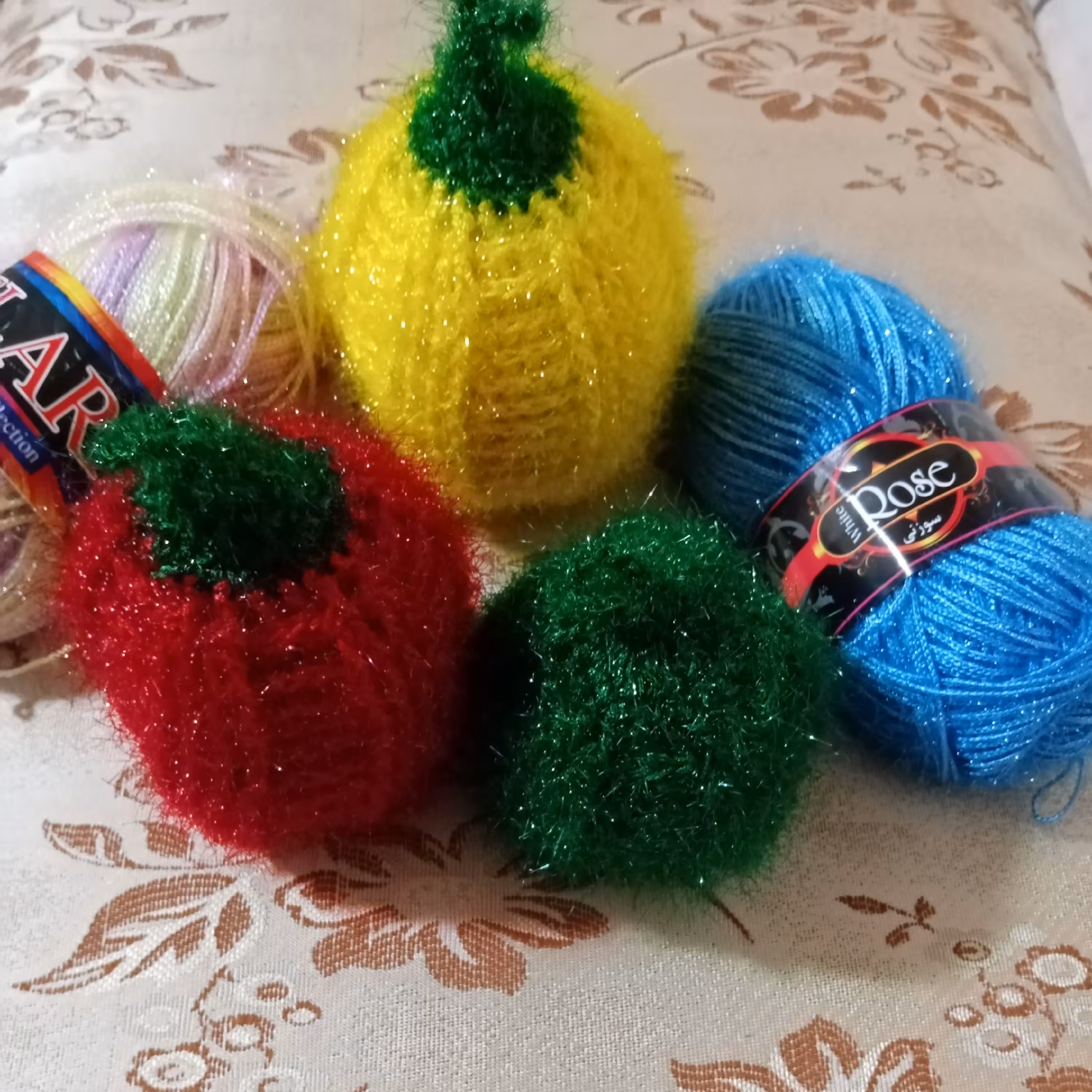 فلفل دلمه بافتنی