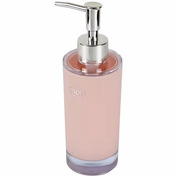 جامایع دستشویی استوانه ای لیمون مدل139635 پمپ نقره ای