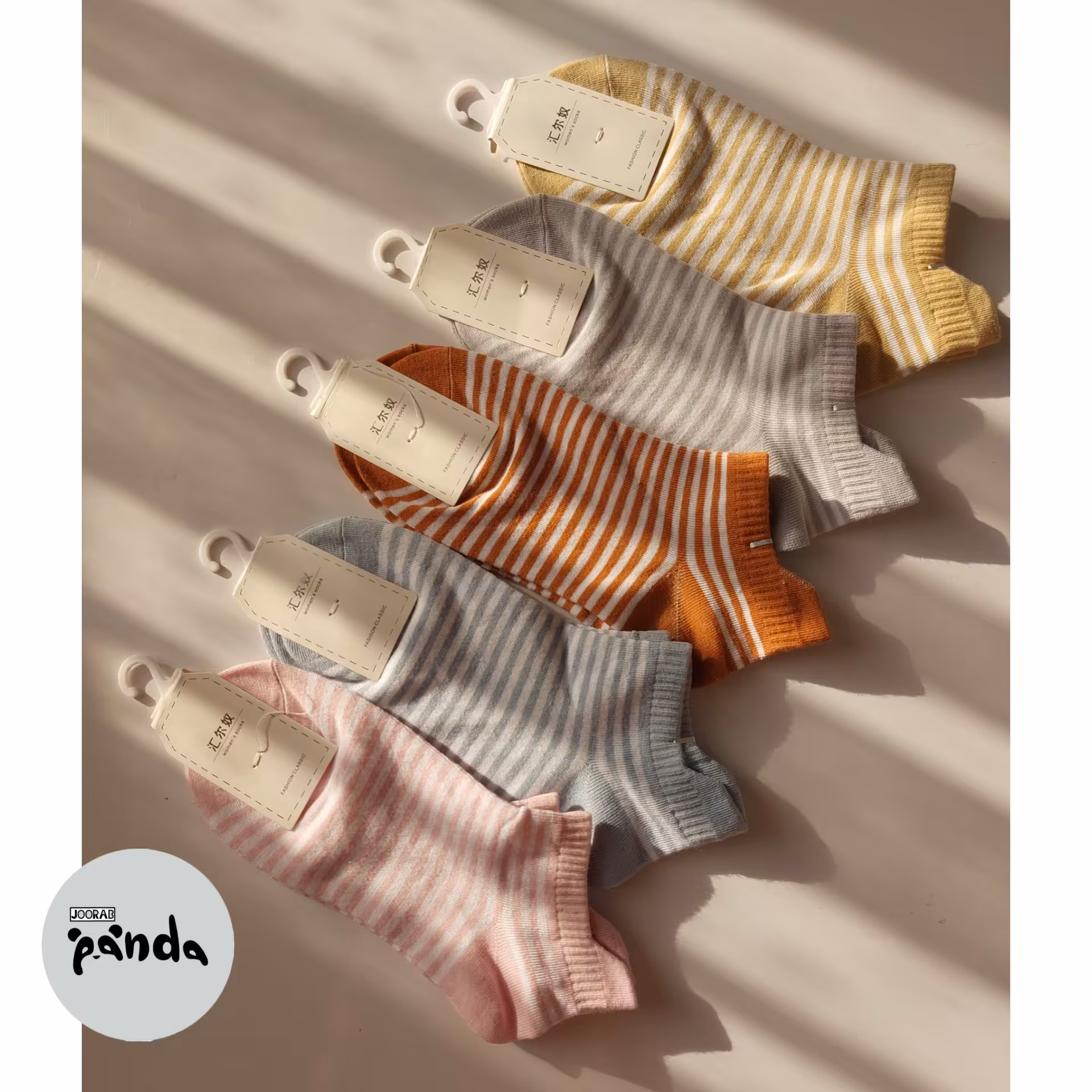 جوراب راه راه سه پاشنه اعلا