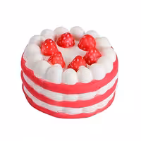 اسکویشی (نرمالو) کیک توت فرنگی