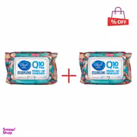 دستمال مرطوب دافی (Dafi) مدل Q10 بسته 50 عددی مجموعه 2 عددی