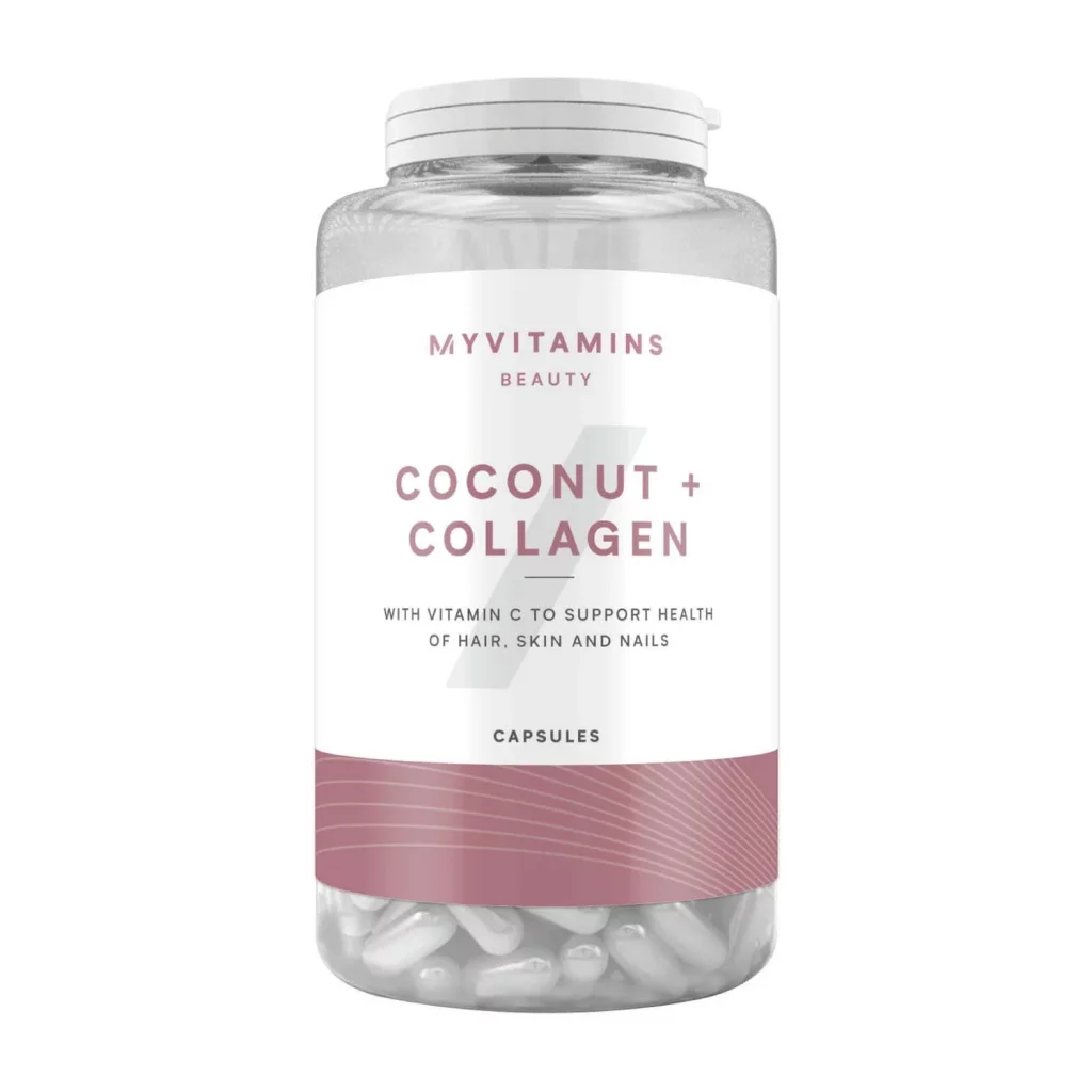 قرص کوکونات کلاژن مای ویتامینز - MYVITAMINS Coconut &amp;Collagen Capsules