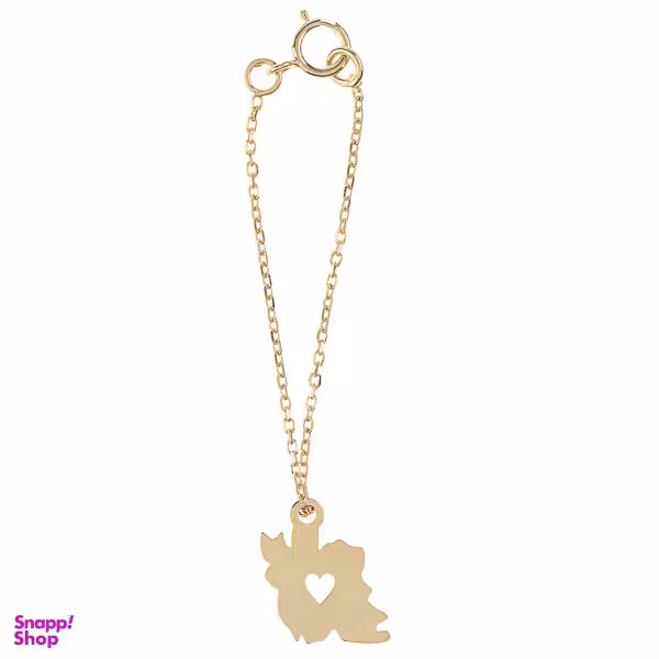 آویز ساعت طلا 18 عیار زنانه طرح نقشه ایران کد SG502