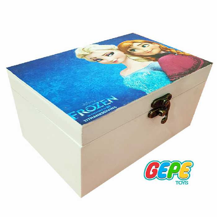 جعبه چوبی موزیکال فروزن