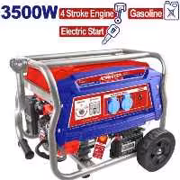 موتور برق 3500 وات استارتی چرخ دار سیم پیچی مسی ایمتاپ emtop مدل EGGRD