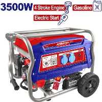 موتور برق 3500 وات استارتی چرخ دار سیم پیچی مسی ایمتاپ emtop مدل EGGRD