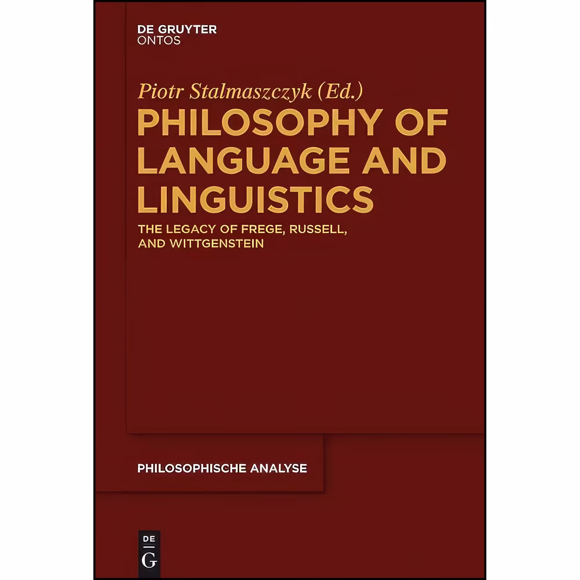 کتاب زبان اصلی Philosophy of Language and Linguistics  اثر unknown