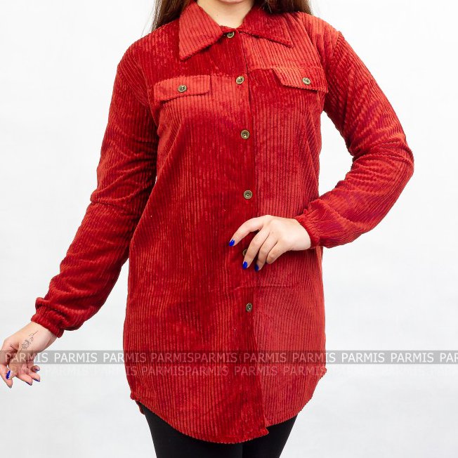 مانتو زنانه طرح مخمل