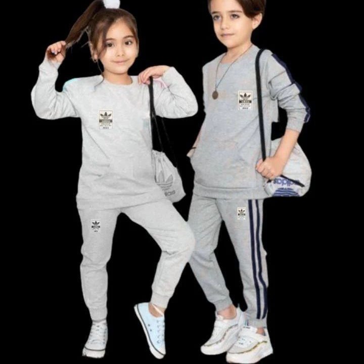 ست بلوز و شلوار راحتی ورزشی اسپرت بچگانه دخترانه و پسرانه تنخور عالی نرم و راحت ارسال رایگان
