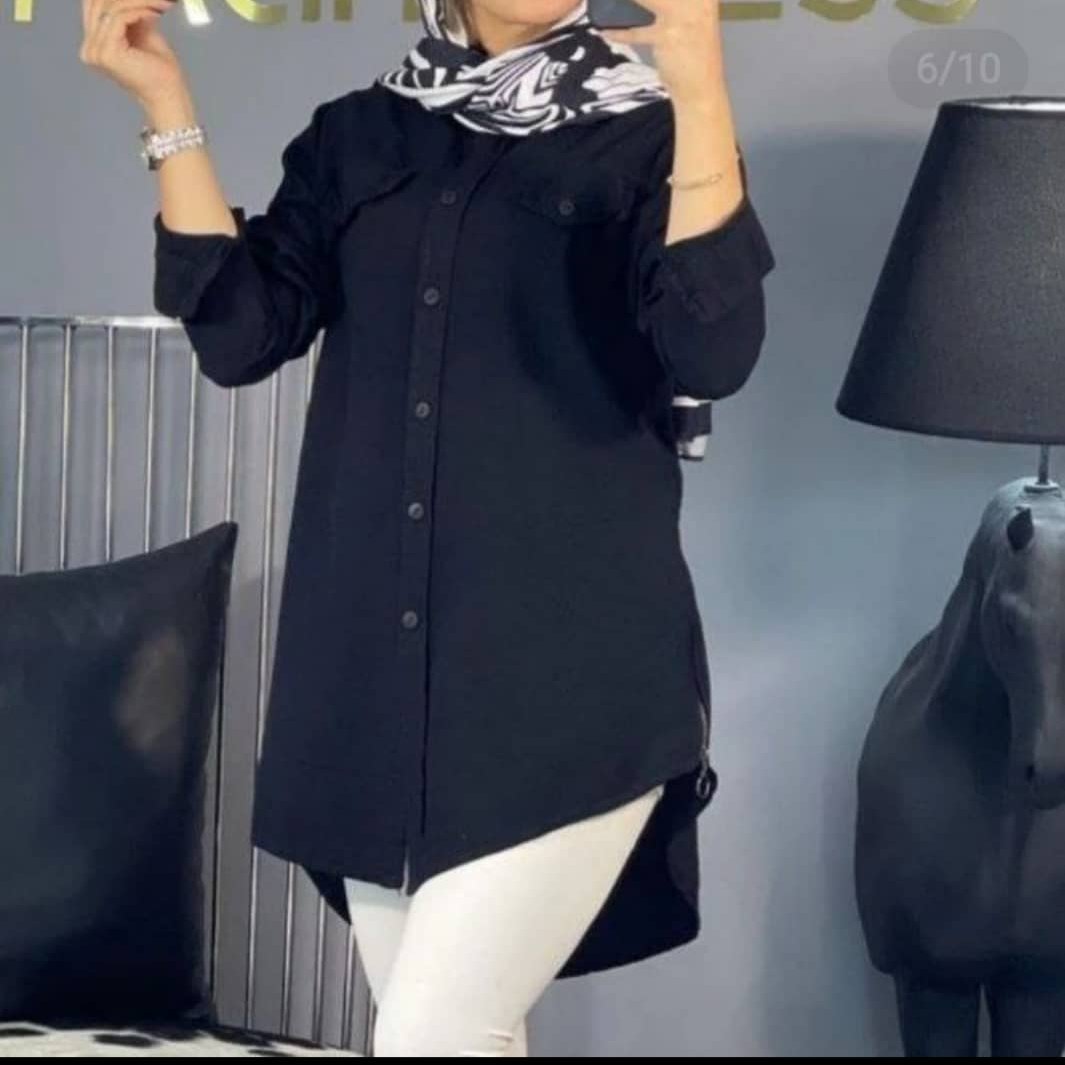 مانتو بغل زیپ