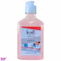 محلول ضد عفونی کننده دست کواف سری Excellent با اسانس توت فرنگی حجم 250 میلی‌ لیتر