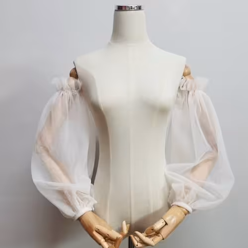 آستین مجلسی توری مناسب لباس عروس و فرمالیته، لباس مجلسی و دکلته 