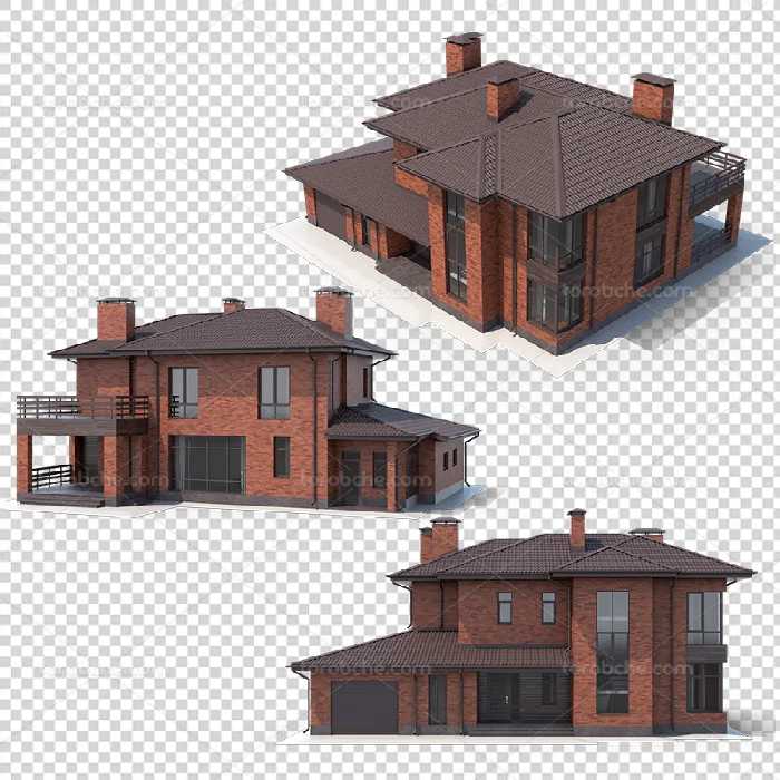 عکس PNG خانه ویلایی چوبی | گرافیک با طعم تربچه