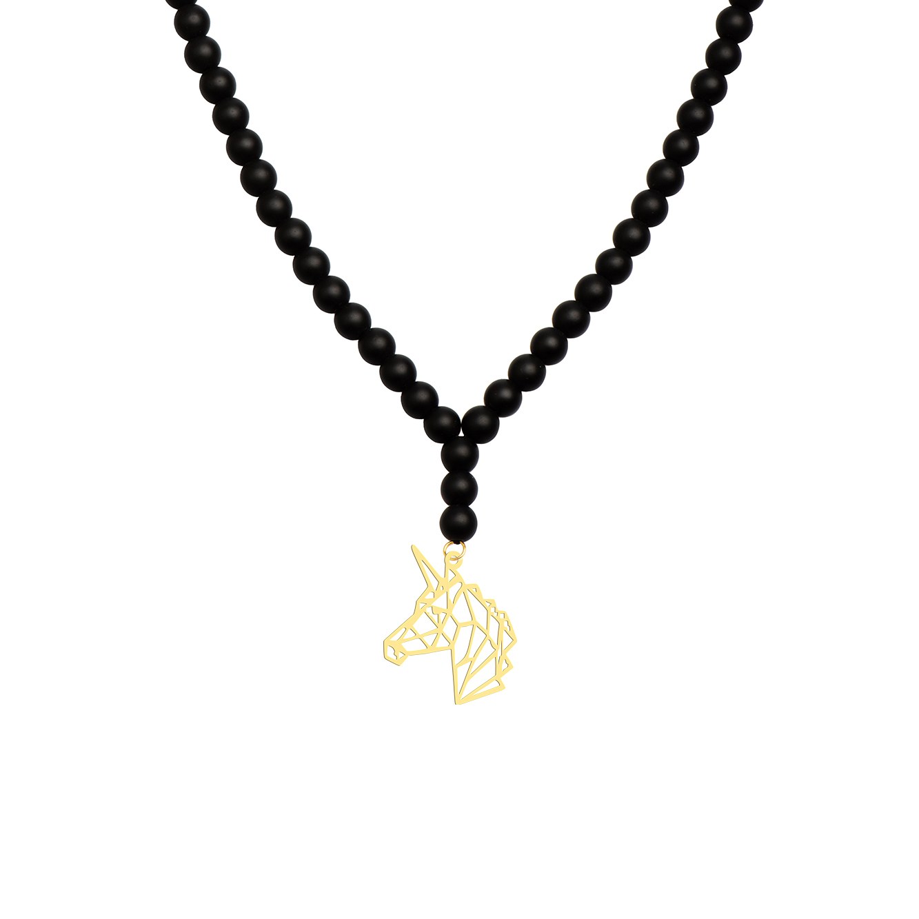 گردنبند هایکا گالری طرح یونی کرن کد ha-306
