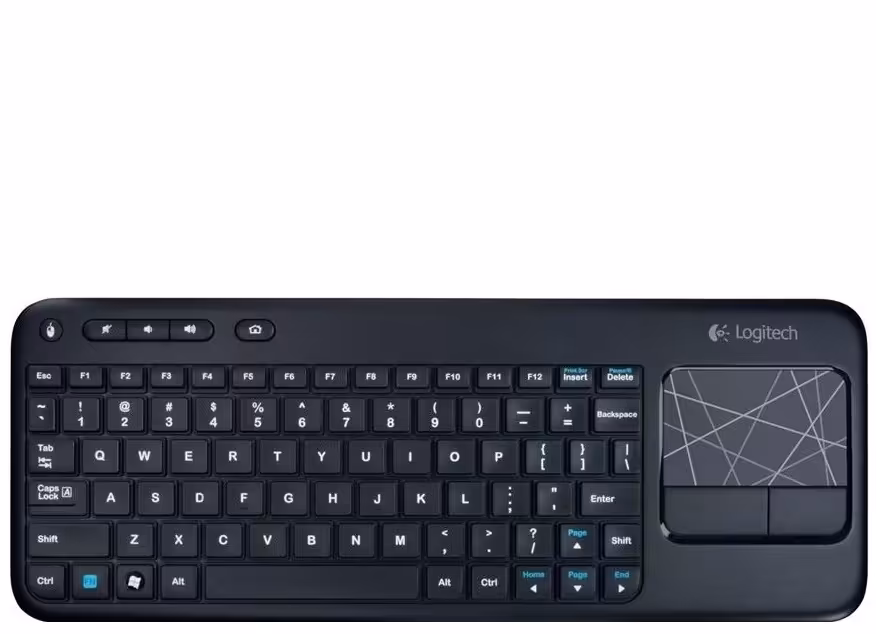 کیبورد بی سیم کی 400 لاجیتک همراه با تاچ پد