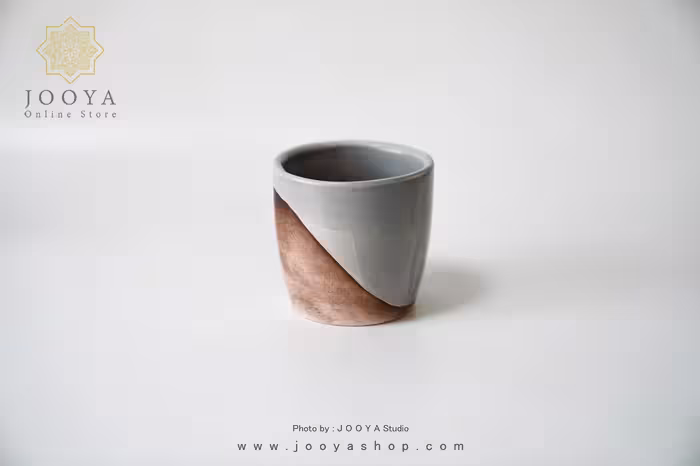 لیوان سرامیکی آبی