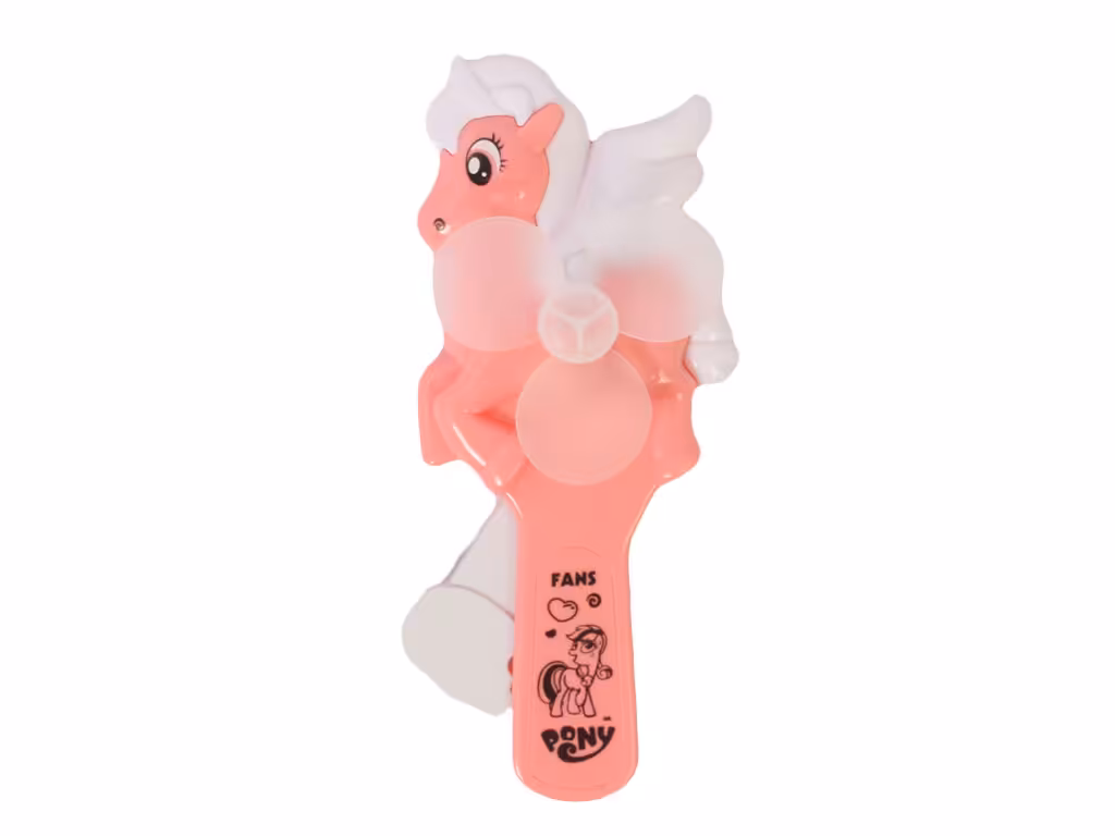 پنکه دستی دخترانه طرح پونی