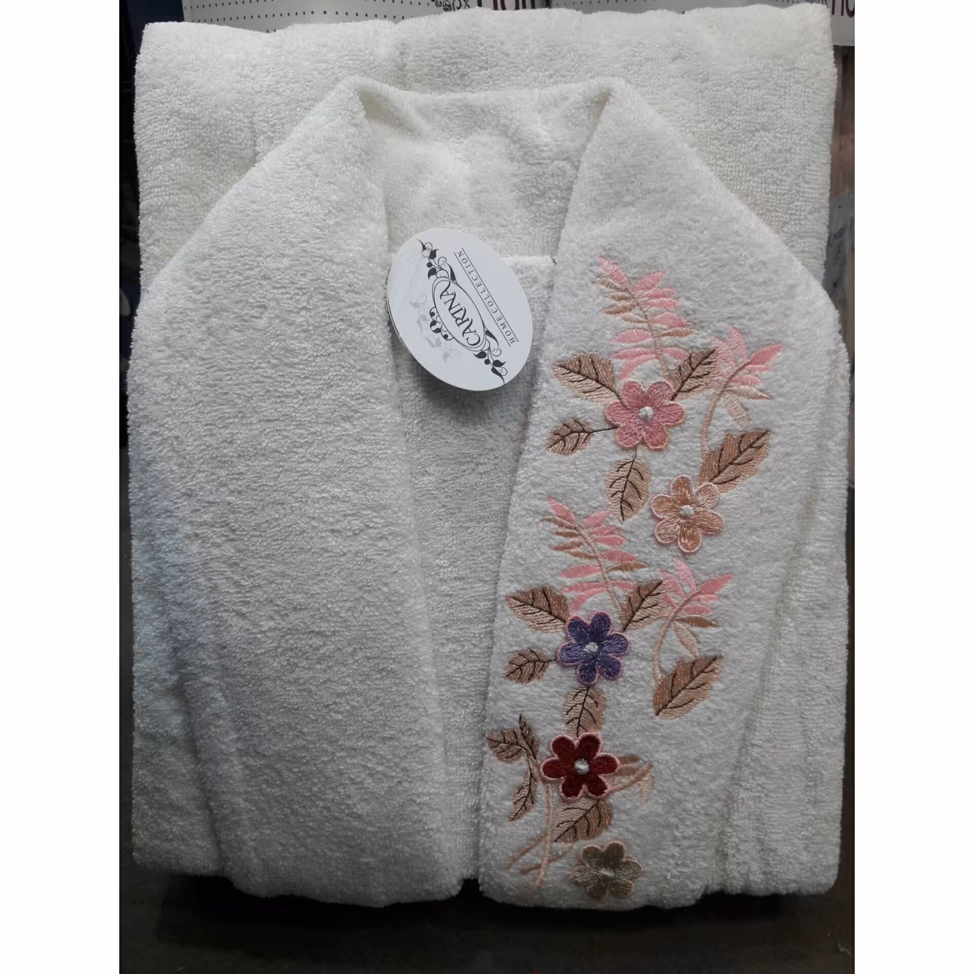 حوله پالتویی بامبو ترک سایز 125 رنگ سفید