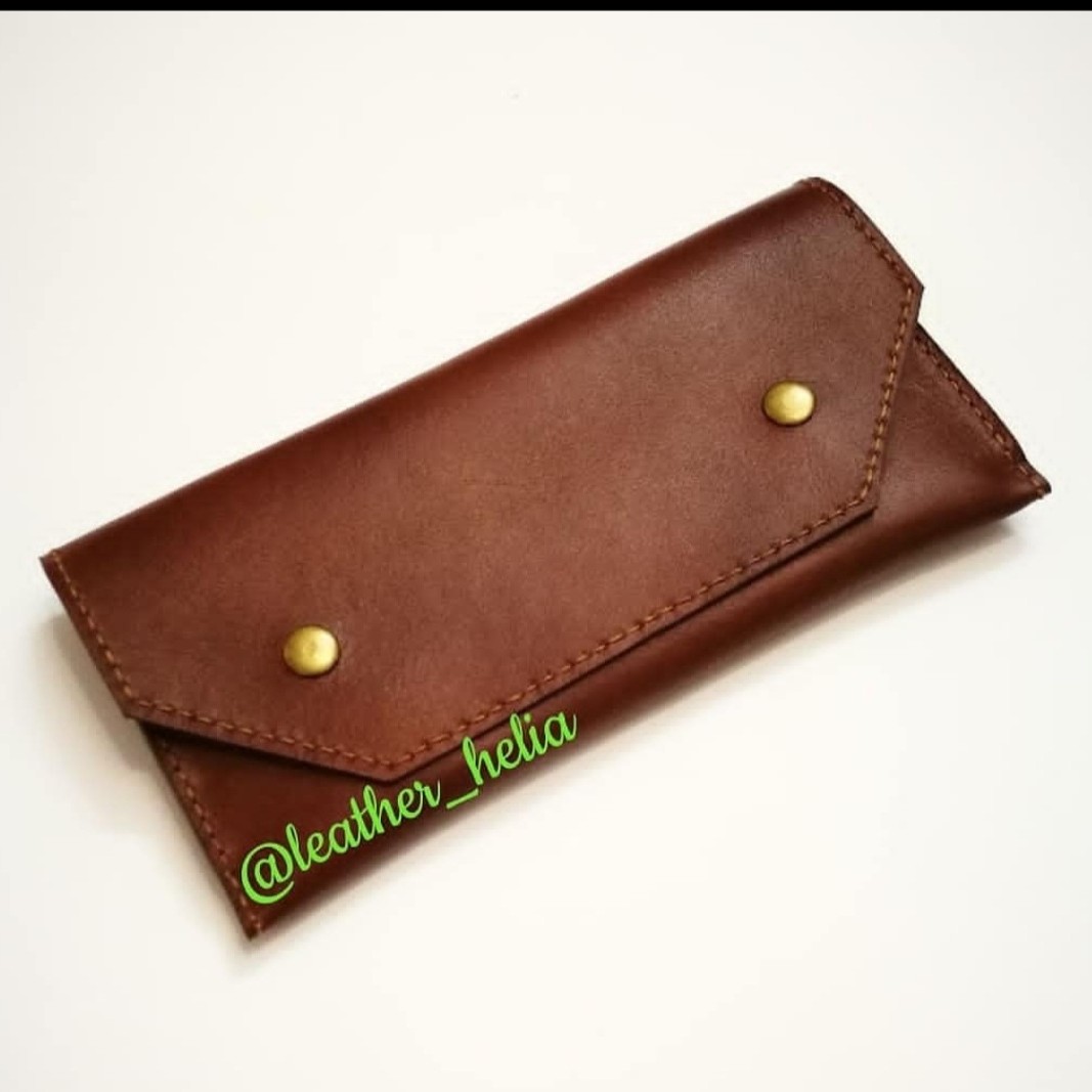 کیف پول مردانه چرم طبیعی دستدوز