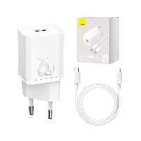 شارژر فست شارژ Type-C باسئوس مدل Baseus Super Si 1C 25W TZCCSUP-L02