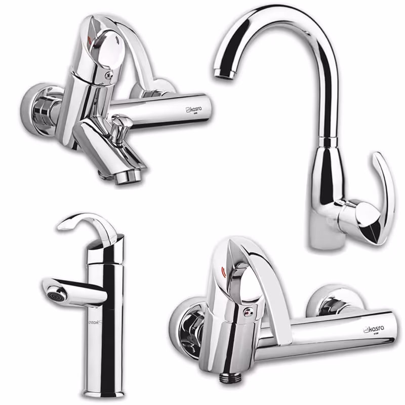 ست 4تیکه شیرالات کسری مدل تنسو ساید