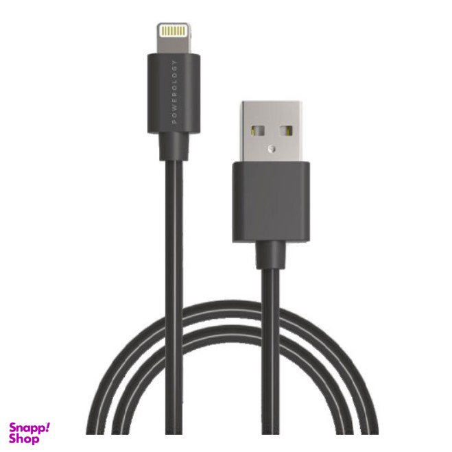 کابل شارژ لایتنینگ پاورولوژی (Powerology) مدل P3BLBK طول 3 متری