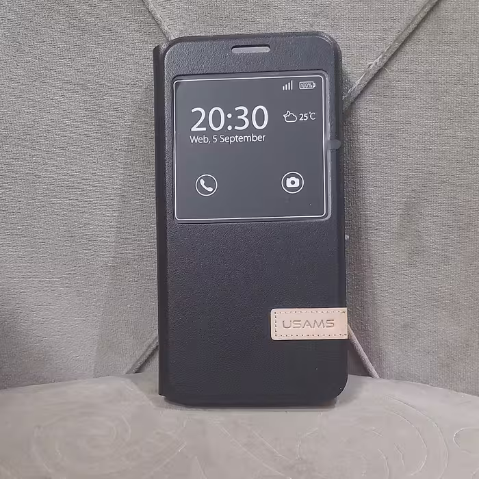 کیف کتابی سامسونگ samsung s6 edge برند USAMS گارد کیفی قاب کیف کلاسوری لب تاپی S6 EDGE اس شش ادج SM-G925F G925A G925P
