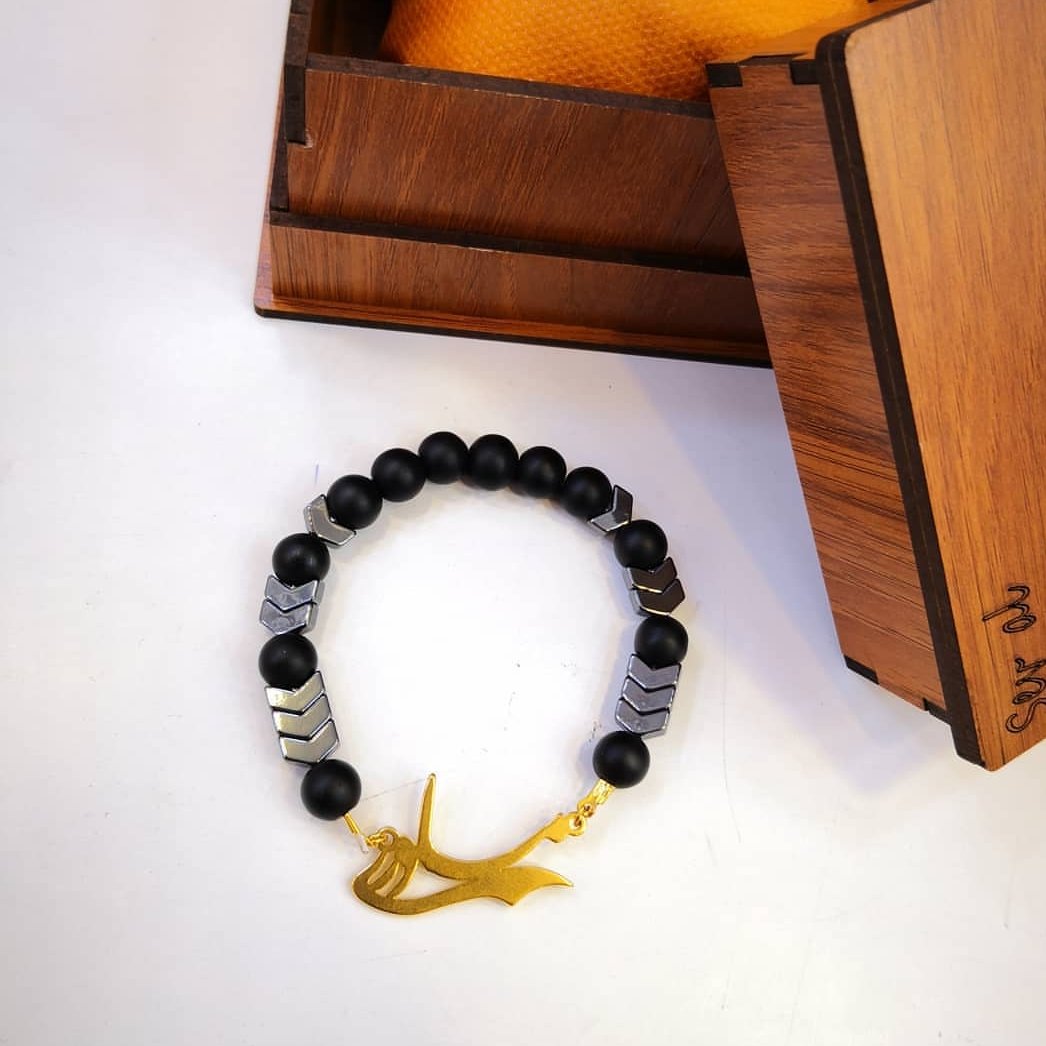 دستبند اسم استیل آبکاری شده