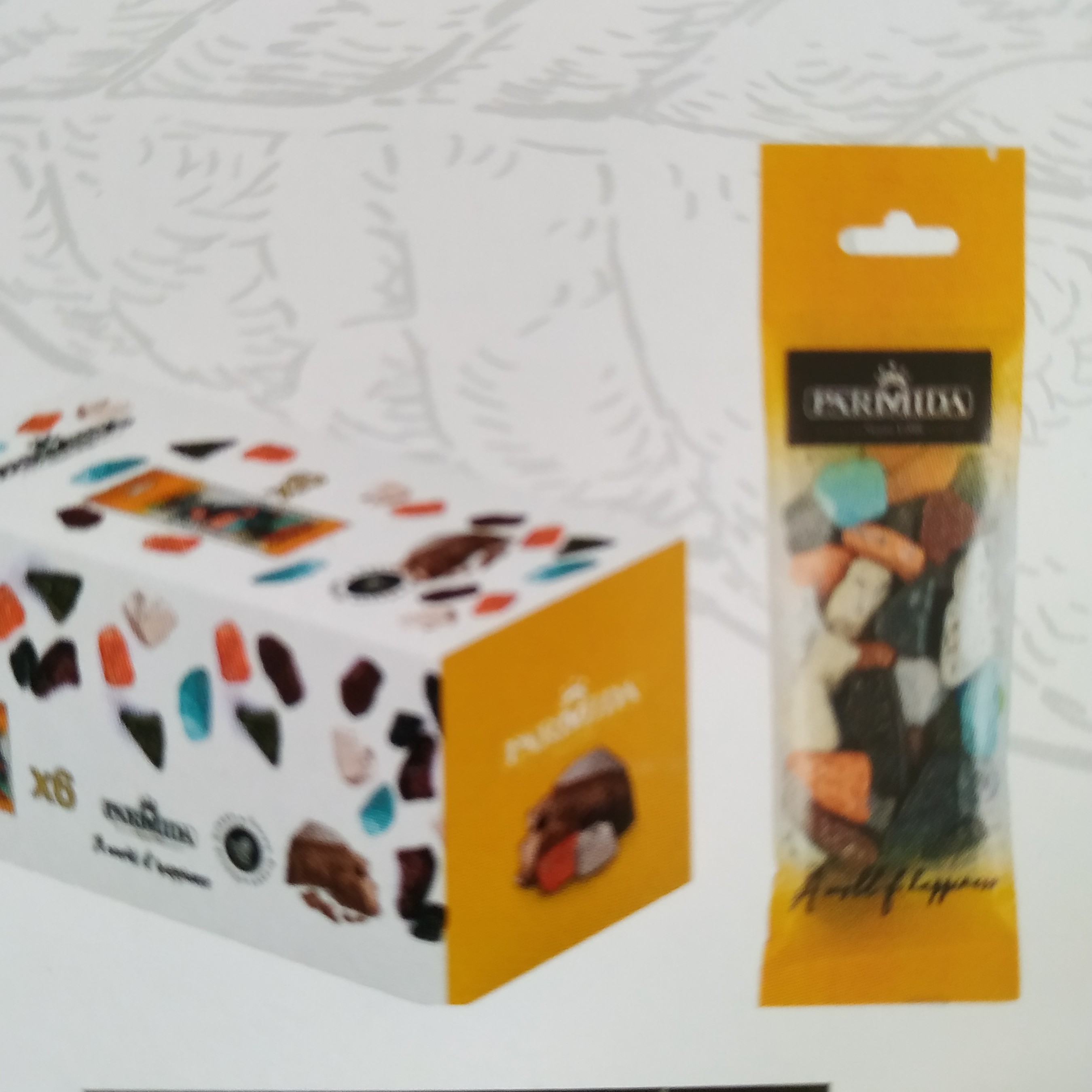 شکلات سینگل سنگی پارمیدا 