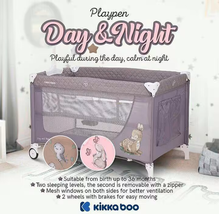 تخت و پارک کیکابو مدل Day & Night