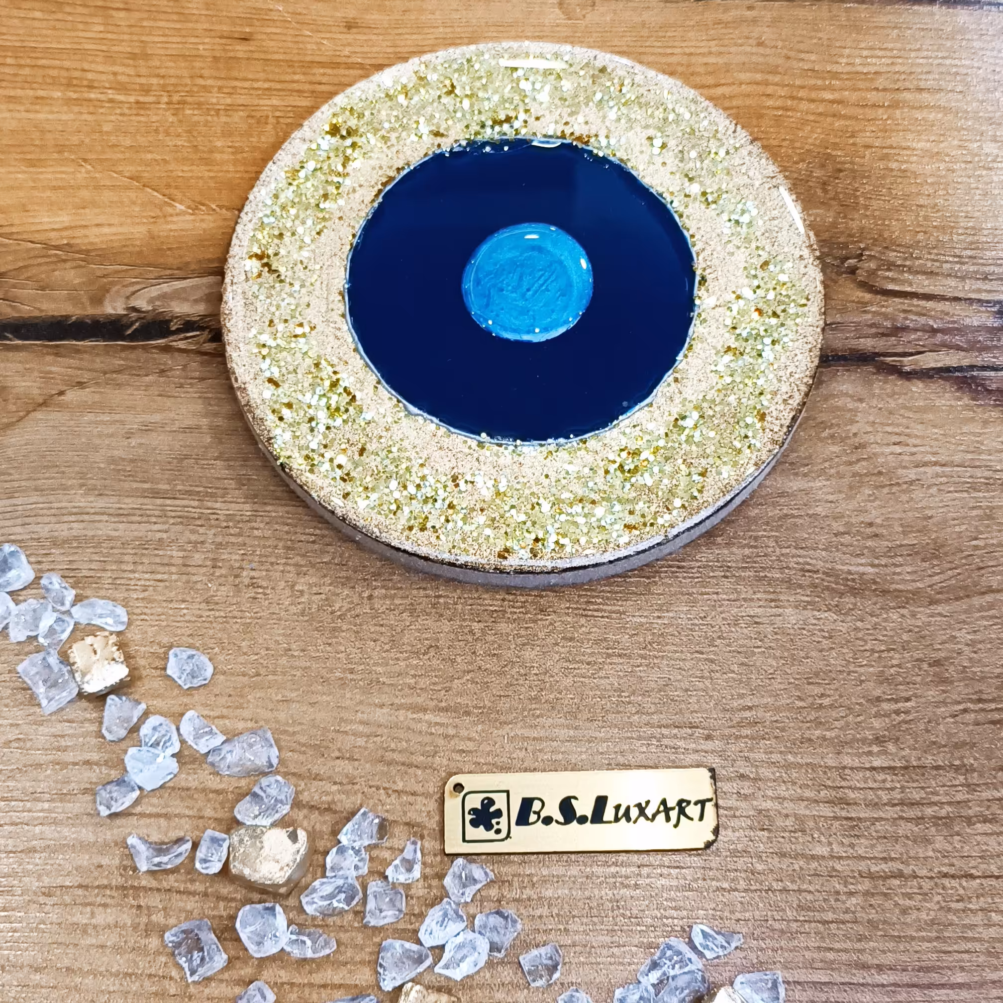 چشم نظر رزینی قطر 12 سانتیمتر کد5-12