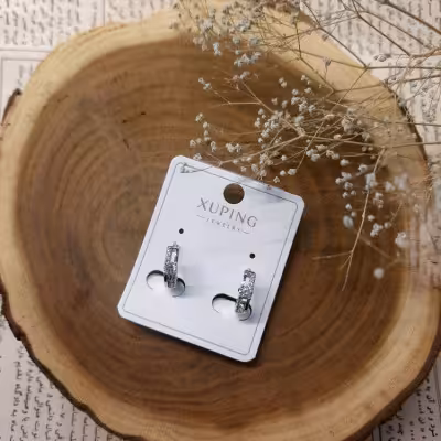 گوشواره نگین دارژوپینگ(شوپینگ)