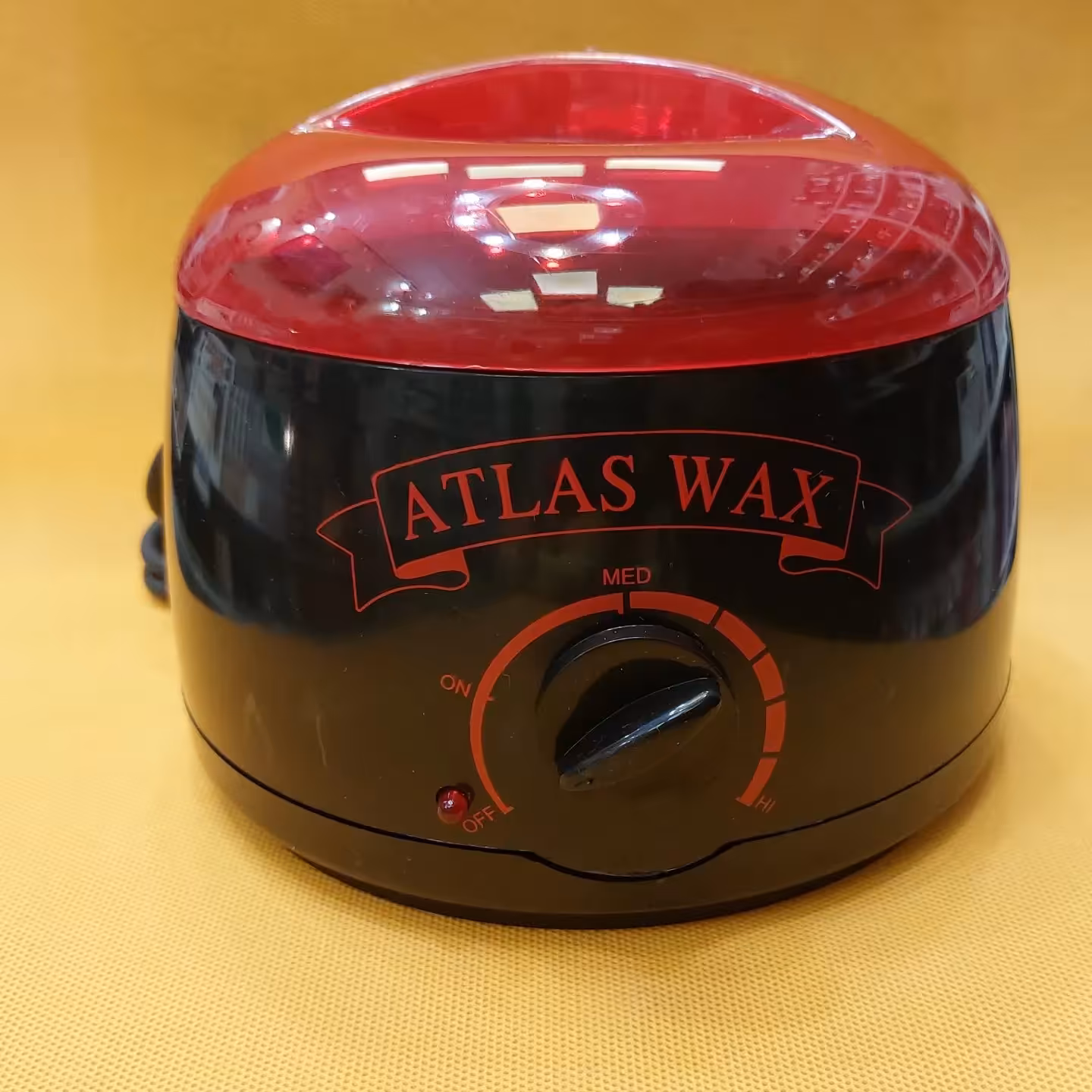 دستگاه وکس تک قابلمه پلاستیکی اطلس