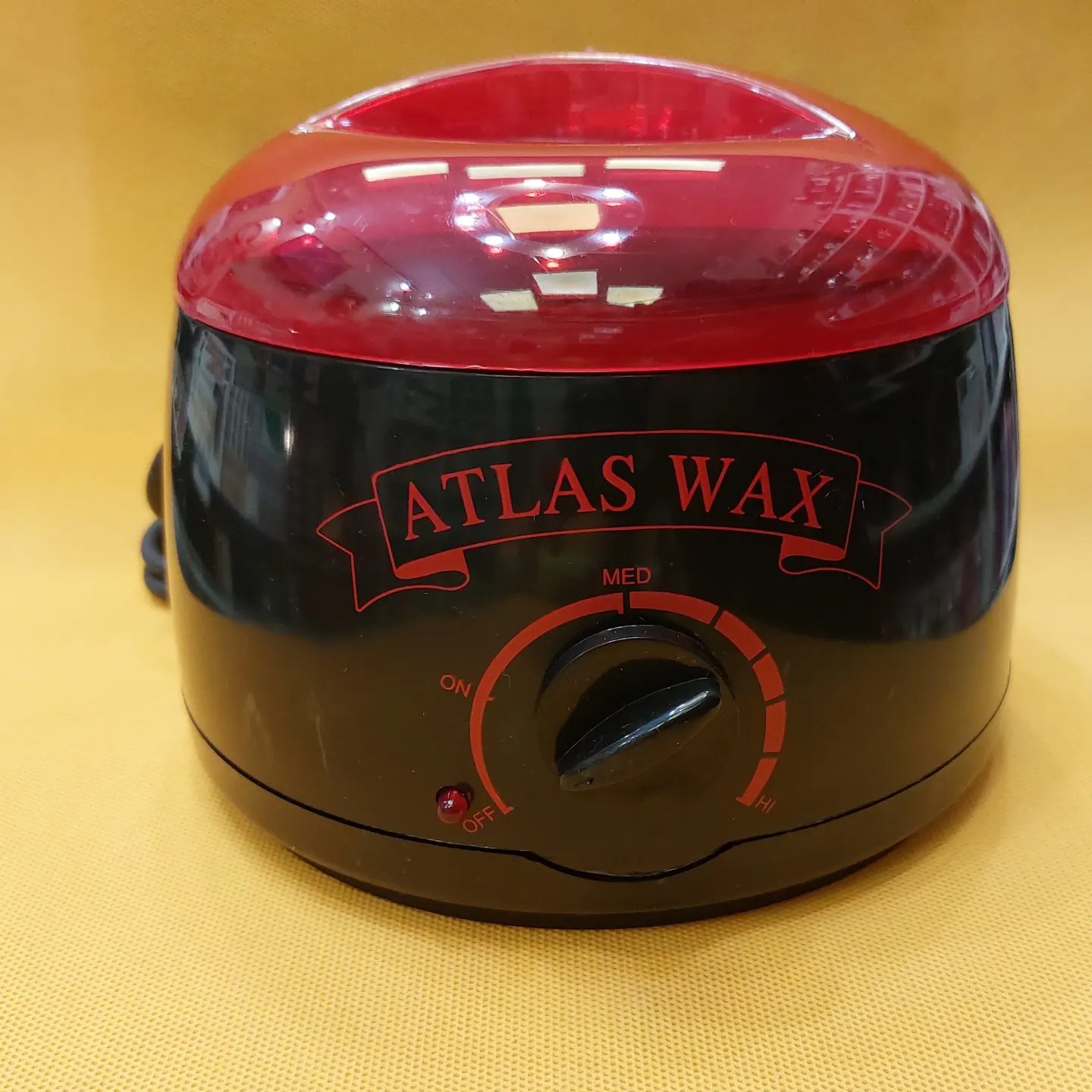 دستگاه وکس تک قابلمه پلاستیکی اطلس