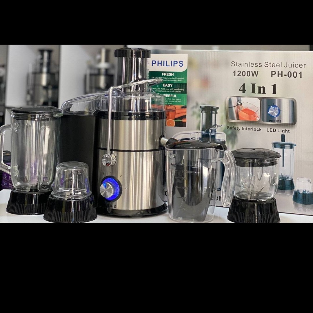 آبمیوه گیر 4 کاره فیلیپس مدل PH-001
مخلوط کن، آسیاب، خردکن، پار
