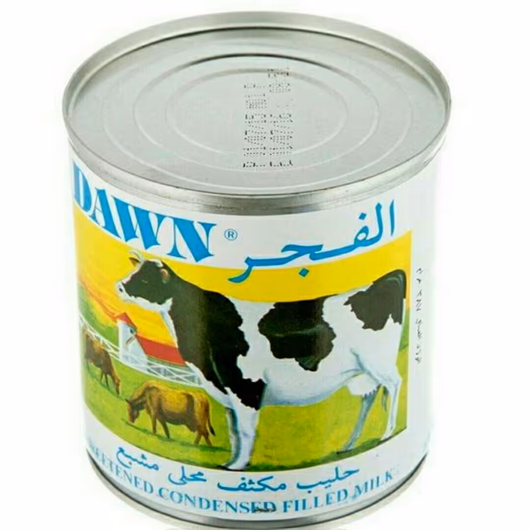 شیر عسل الفجر  خارجی milk عسلی الفجر DAWN وزن 380 گرمی
