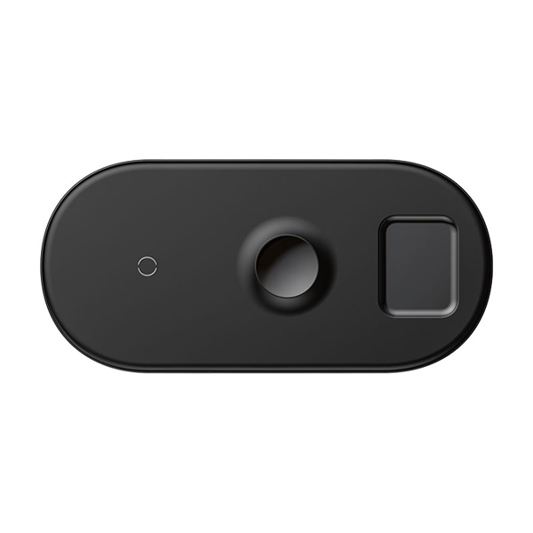 شارژر وایرلس باسئوس  Baseus Smart 3in1 Wireless Charger For Phone Watch Pods（18W MAX）Black