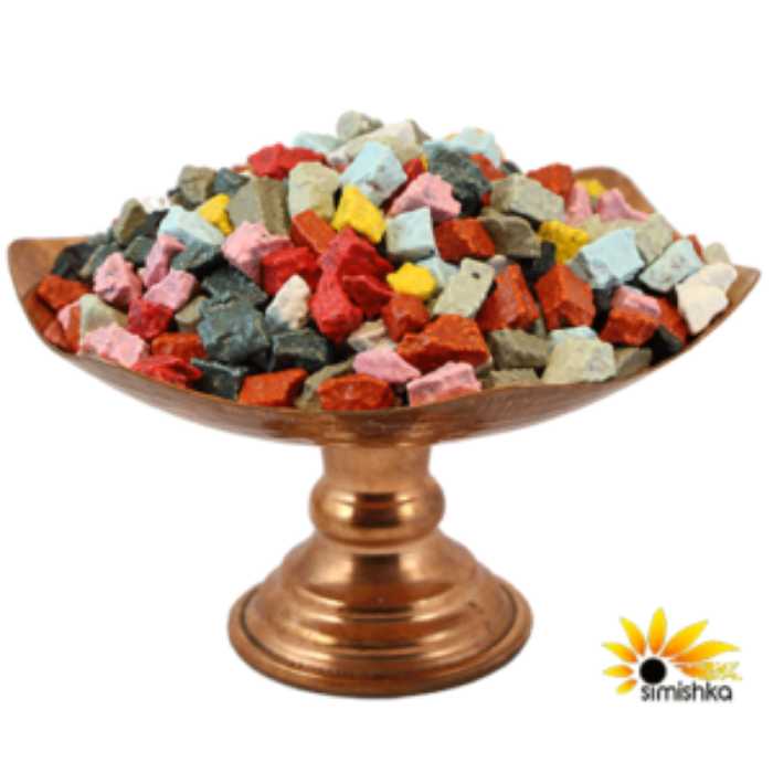 دراژه سنگی رنگی 250گرمی سیمیشکا